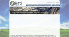 Desktop Screenshot of iratienergy.com